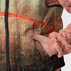 Детский жилет Светло-зелёное небо, деревья и множество красок, цвет: 3D-черный — фото 2