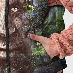 Детский жилет Мудрое Таинственное Дерево, цвет: 3D-черный — фото 2