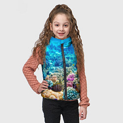 Детский жилет Дно морское, цвет: 3D-светло-серый — фото 2