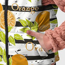 Детский жилет Апельсины на чёрно-белом фоне, цвет: 3D-черный — фото 2