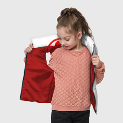 Детский жилет Форма арасаки - белый, цвет: 3D-красный — фото 2
