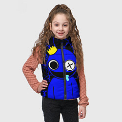 Детский жилет Радужные друзья - персонаж Синий, цвет: 3D-черный — фото 2