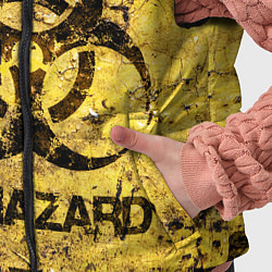 Детский жилет Danger biohazard, цвет: 3D-красный — фото 2