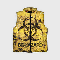 Детский жилет Danger biohazard, цвет: 3D-красный