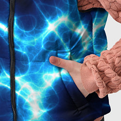 Детский жилет Молния грозовая - электрические разряды, цвет: 3D-светло-серый — фото 2