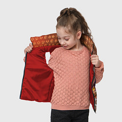 Детский жилет Итто Аратаки элементали, цвет: 3D-красный — фото 2