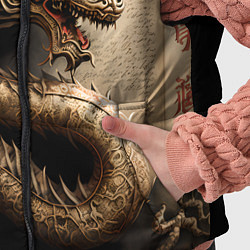 Детский жилет Китайский дракон с открытой пастью, цвет: 3D-черный — фото 2