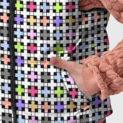 Детский жилет Разноцветный геометрический рисунок, цвет: 3D-красный — фото 2