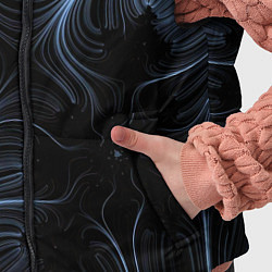 Детский жилет Размытые серые краски, цвет: 3D-черный — фото 2