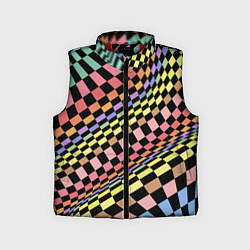 Детский жилет Colorful avant-garde chess pattern - fashion
