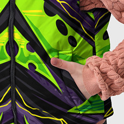 Детский жилет Ядовитый экстримальный узор, цвет: 3D-черный — фото 2