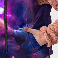 Детский жилет Небула в космосе в фиолетовых тонах - нейронная се, цвет: 3D-красный — фото 2