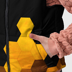 Детский жилет Mini - gold gradient: надпись, символ, цвет: 3D-черный — фото 2