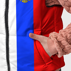 Детский жилет Цвета России - герб, цвет: 3D-черный — фото 2