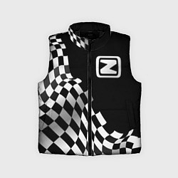 Детский жилет Zotye racing flag, цвет: 3D-черный