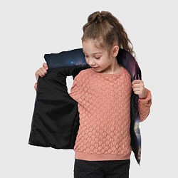 Детский жилет Планета и космос, цвет: 3D-черный — фото 2