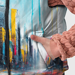 Детский жилет Палитра города, цвет: 3D-черный — фото 2