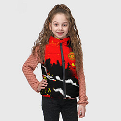 Детский жилет ФК Манчестер Юнайтед команда, цвет: 3D-красный — фото 2