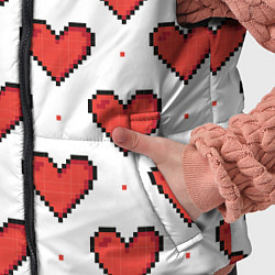 Детский жилет Pixel heart, цвет: 3D-черный — фото 2