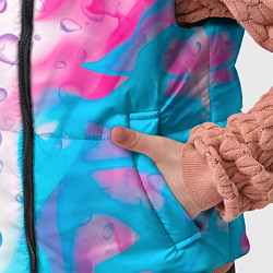 Детский жилет Ford neon gradient style: по-вертикали, цвет: 3D-черный — фото 2