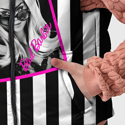 Детский жилет Барби и полосы, цвет: 3D-черный — фото 2