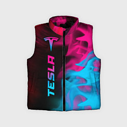 Детский жилет Tesla - neon gradient: по-вертикали