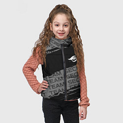 Детский жилет Форма Team Secret, цвет: 3D-черный — фото 2