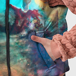 Детский жилет Аморфный цветастый космос, цвет: 3D-черный — фото 2