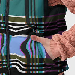 Детский жилет Клетка шотландка с искажением, цвет: 3D-светло-серый — фото 2