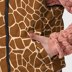 Детский жилет Пятнистая шкура жирафа, цвет: 3D-светло-серый — фото 2