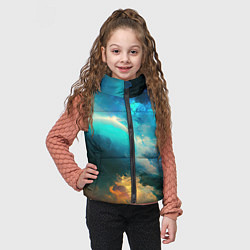 Детский жилет Далекий космос, цвет: 3D-светло-серый — фото 2