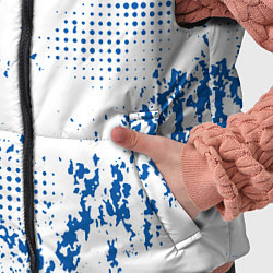 Детский жилет Subaru blue logo, цвет: 3D-светло-серый — фото 2