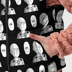 Детский жилет Saitama - ok pattern, цвет: 3D-черный — фото 2