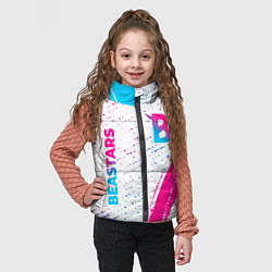 Детский жилет Beastars neon gradient style: надпись, символ, цвет: 3D-черный — фото 2