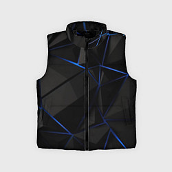Детский жилет Black blue style, цвет: 3D-черный