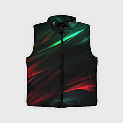 Детский жилет Dark red and green, цвет: 3D-светло-серый