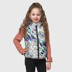 Детский жилет Floral abstract, цвет: 3D-светло-серый — фото 2