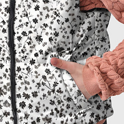 Детский жилет Маленькие цветочки паттерн, цвет: 3D-светло-серый — фото 2