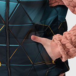 Детский жилет Объемные частицы с подсветкой, цвет: 3D-черный — фото 2