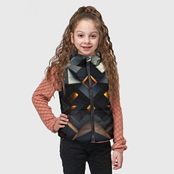 Детский жилет Объемные конструкция, цвет: 3D-светло-серый — фото 2