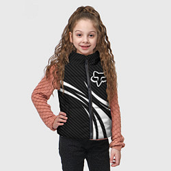 Детский жилет Fox carbon line - white, цвет: 3D-черный — фото 2