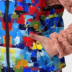 Детский жилет Colorful abstraction - vogue - paint, цвет: 3D-светло-серый — фото 2