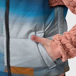 Детский жилет Синяя палитра, цвет: 3D-светло-серый — фото 2