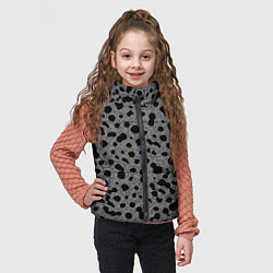 Детский жилет Пятнистый чёрно-серый, цвет: 3D-светло-серый — фото 2