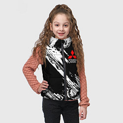 Детский жилет Mitsubishi - белый пятна, цвет: 3D-светло-серый — фото 2