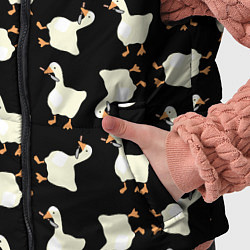 Детский жилет Паттерн с гусями, цвет: 3D-черный — фото 2