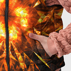 Детский жилет Fire abstract, цвет: 3D-красный — фото 2