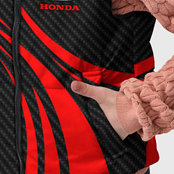 Детский жилет Honda CR-V - красный и карбон, цвет: 3D-красный — фото 2