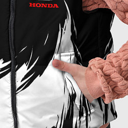 Детский жилет Honda - белые краски, цвет: 3D-черный — фото 2