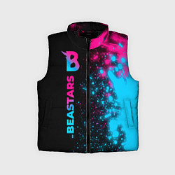 Детский жилет Beastars - neon gradient: по-вертикали, цвет: 3D-черный